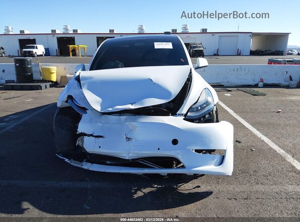 5YJYGDEE5MF138635 2021 TESLA MODEL Y White Instrument cluster view