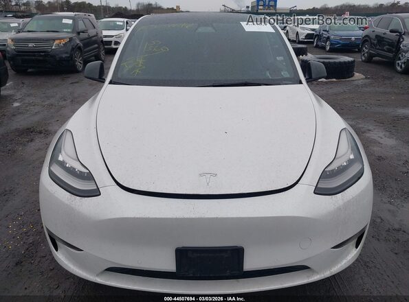 5YJYGDEE5MF185082 2021 TESLA MODEL Y White Вид щитка приладів