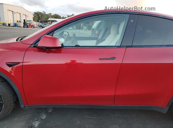 5YJYGDEE6MF102856 2021 TESLA MODEL Burgundy Vista interior delantera