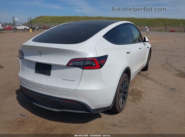 5YJYGDEE6MF125683 2021 TESLA MODEL Y White უკანა მარჯვენა