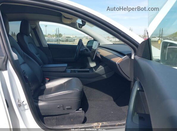 5YJYGDEE6MF125683 2021 TESLA MODEL Y White წინა სალონის ხედი