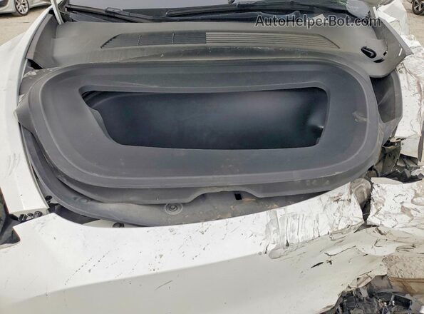 5YJYGDEE6MF195927 2021 TESLA MODEL Белый Вид подкапотного пространства