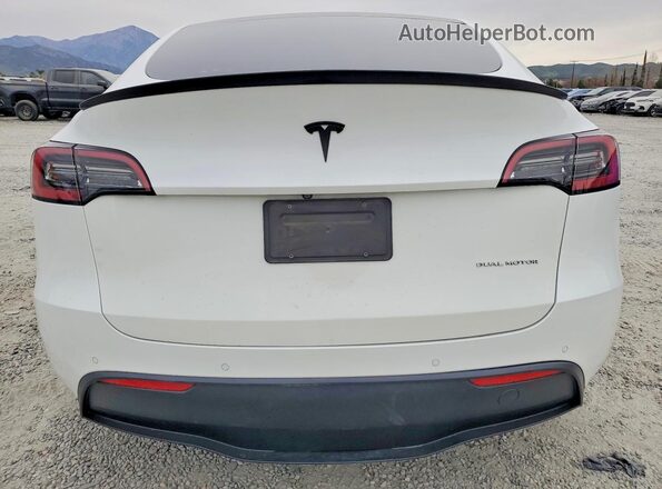 5YJYGDEE6MF195927 2021 TESLA MODEL Белый Вид сзади