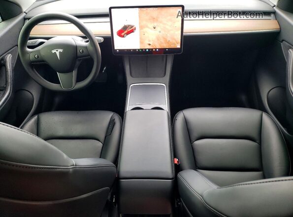 5YJYGDEE6MF215156 2021 TESLA MODEL White Առջևի վահանակի տեսք