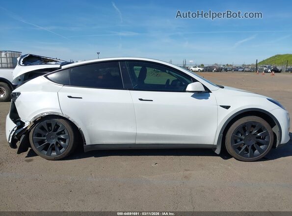 5YJYGDEE6MF275924 2021 TESLA MODEL Y White Вид щитка приладів