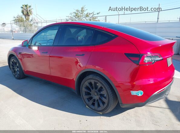 5YJYGDEE7MF099062 2021 TESLA MODEL Y Red Հետևի ձախ