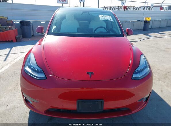 5YJYGDEE7MF099062 2021 TESLA MODEL Y Red Սարքավորումների վահանակի տեսք