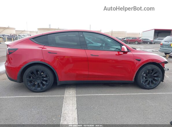 5YJYGDEE8MF084621 2021 TESLA MODEL Y Красный Панорамный вид салона 360°