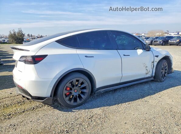 5YJYGDEE8MF161536 2021 TESLA MODEL Белый Задняя правая четверть