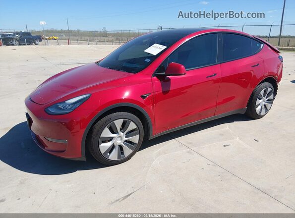 5YJYGDEE9LF044708 2020 TESLA MODEL Y Red Vista tres cuartos delantera izquierda