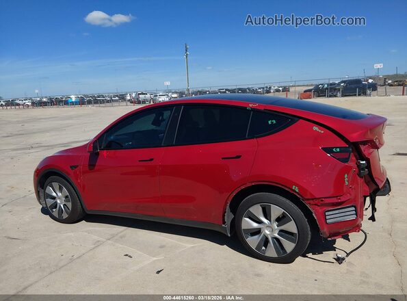 5YJYGDEE9LF044708 2020 TESLA MODEL Y Red Vista interior trasera