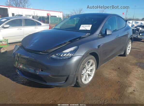 5YJYGDEE9MF066094 2021 TESLA MODEL Y Gray Przód lewy