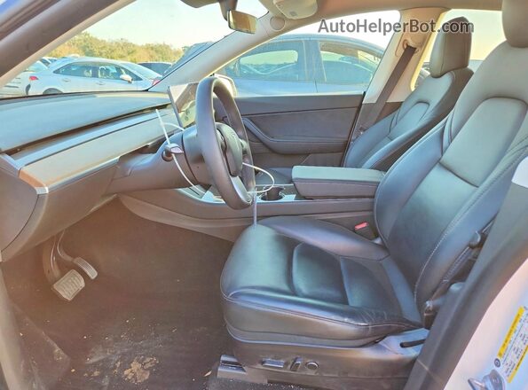 5YJYGDEE9MF109252 2021 TESLA MODEL White წინა სალონის ხედი