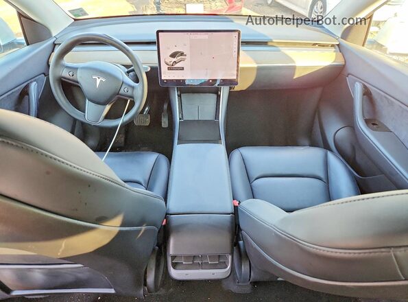 5YJYGDEE9MF109252 2021 TESLA MODEL White წინა პანელის ხედი