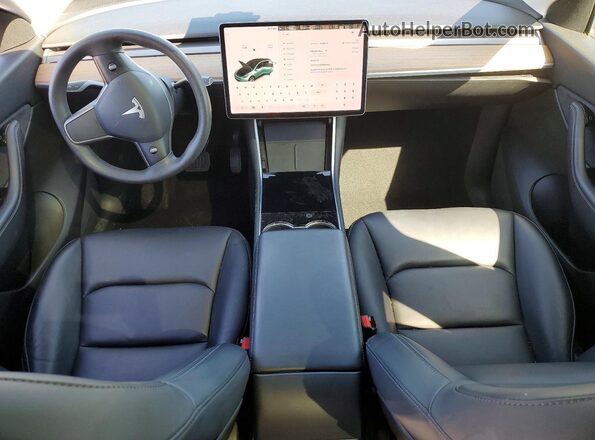 5YJYGDEE9MF119005 2021 TESLA MODEL Gray Vista del salpicadero