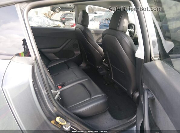 5YJYGDEF0MF247853 2021 TESLA MODEL Y Gray Vista de la etiqueta del VIN