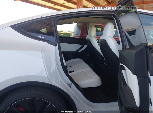 5YJYGDEF1MF209399 2021 TESLA MODEL Y White Вид наклейки з VIN-кодом