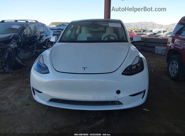 5YJYGDEF1MF209399 2021 TESLA MODEL Y White Вид спереду