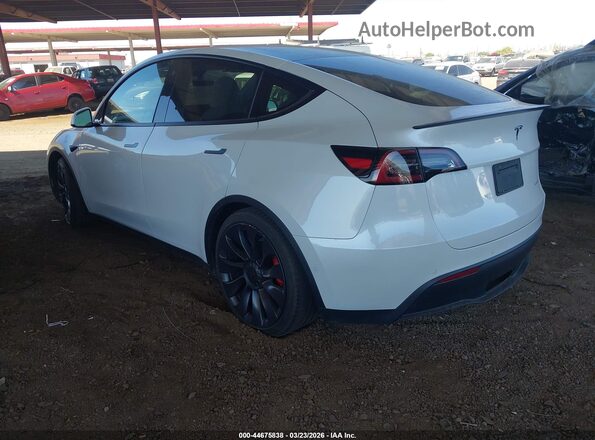 5YJYGDEF1MF209399 2021 TESLA MODEL Y White Задня ліва чверть