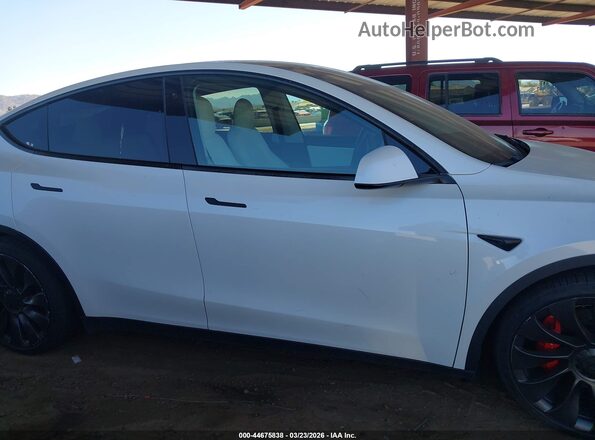 5YJYGDEF1MF209399 2021 TESLA MODEL Y White Вид щитка приладів