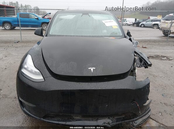 5YJYGDEF4MF076153 2021 TESLA MODEL Y Black Rear interior view