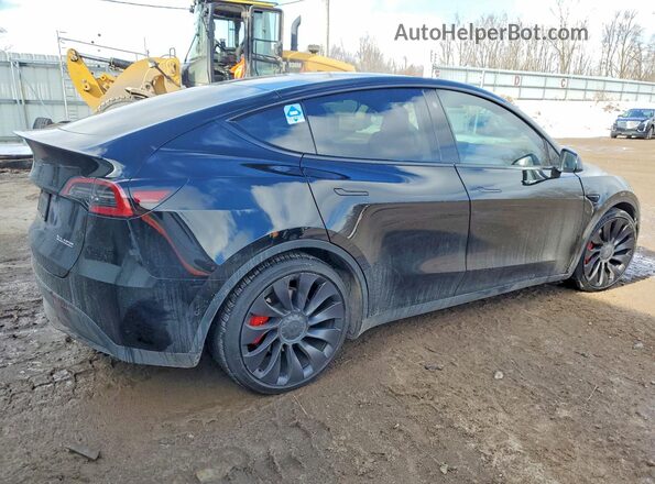 5YJYGDEF4MF202222 2021 TESLA MODEL Черный Задняя правая четверть