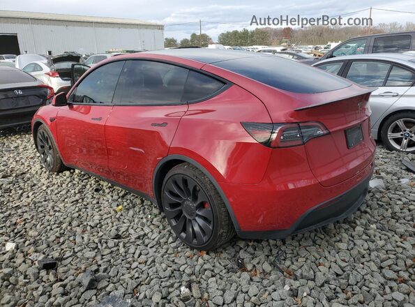 5YJYGDEF4MF209915 2021 TESLA MODEL Red Trasero izquierdo