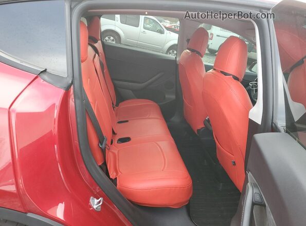 5YJYGDEF4MF209915 2021 TESLA MODEL Red Vista de los asientos traseros