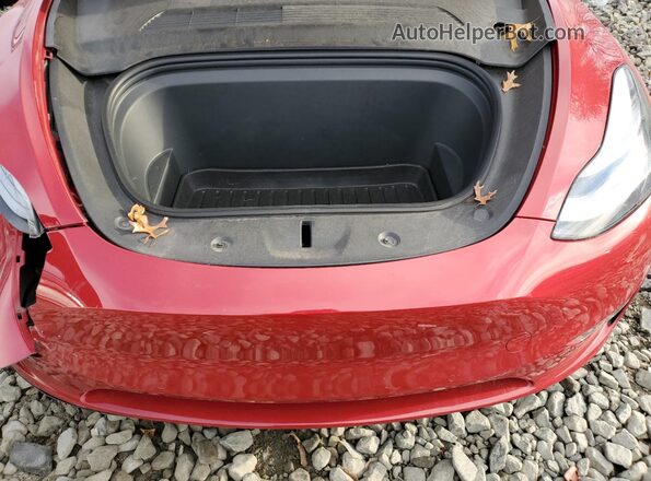 5YJYGDEF4MF209915 2021 TESLA MODEL Red Vista interior trasera