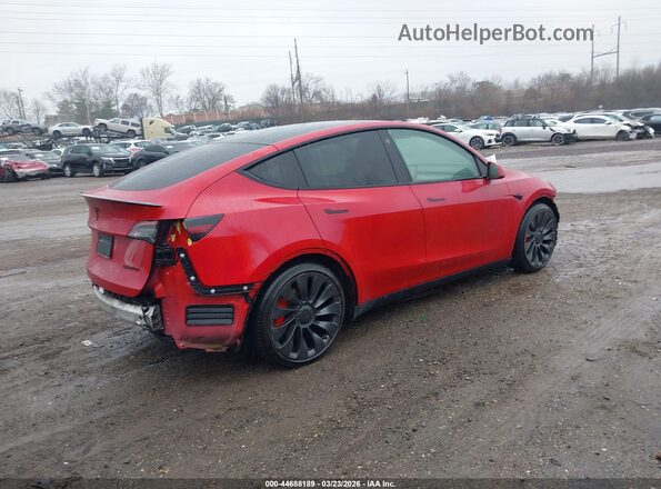 5YJYGDEF7MF124504 2021 TESLA MODEL Y Red Tył prawy