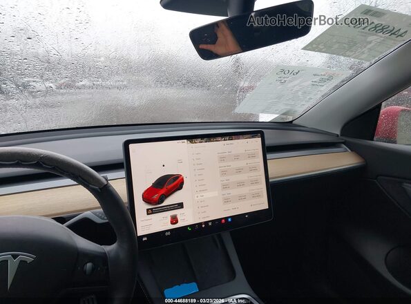 5YJYGDEF7MF124504 2021 TESLA MODEL Y Red 
