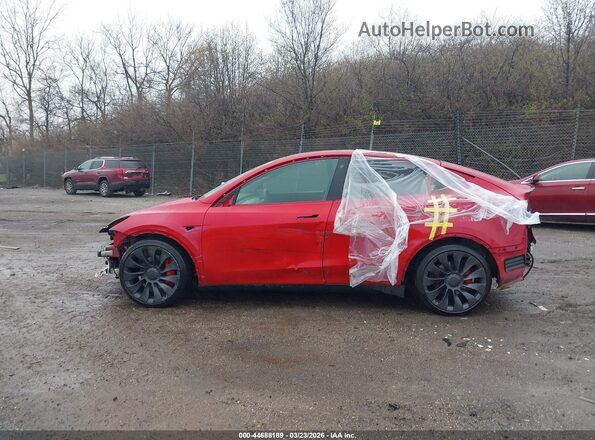 5YJYGDEF7MF124504 2021 TESLA MODEL Y Red 
