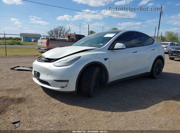 5YJYGDEFXLF002864 2020 TESLA MODEL Y White Vista tres cuartos delantera izquierda