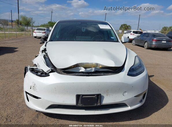 5YJYGDEFXLF002864 2020 TESLA MODEL Y White Vista del cuadro de instrumentos