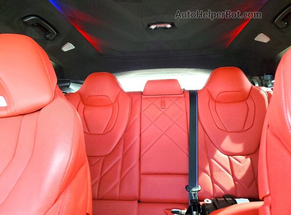 5YM23CS00P9S54450 2023 BMW XM Black უკანა სავარძლების ხედი