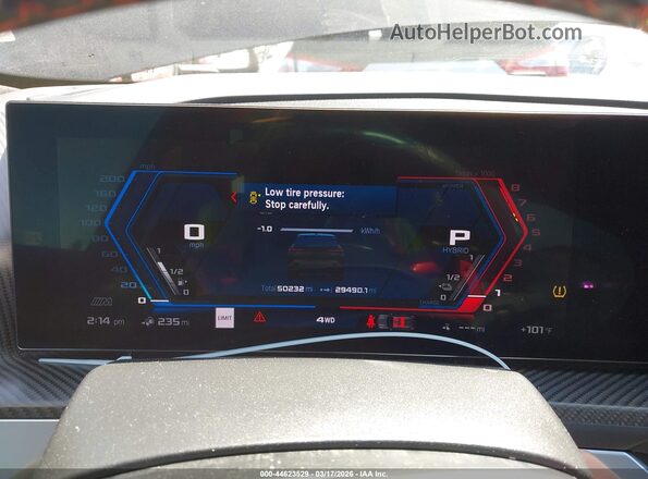 5YM23CS00R9U39990 2024 BMW XM Black Հետևի նստատեղերի տեսք