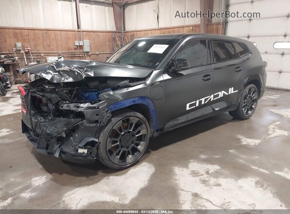 5YM23CS09P9R61630 2023 BMW XM Black Առջևի ձախ երեք քառորդ տեսարան