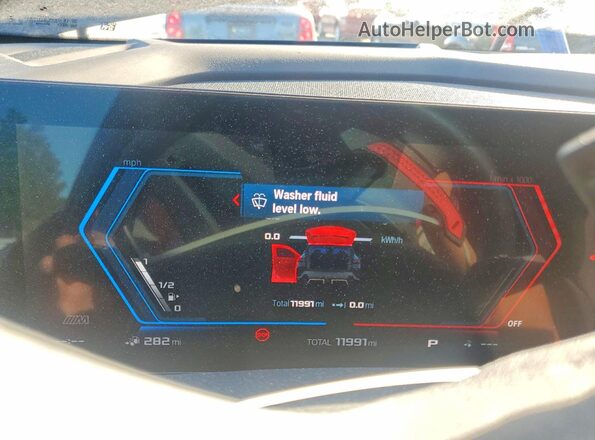 5YM23CS09P9S20894 2023 BMW XM Black Вид щитка приладів