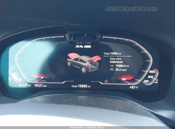 5YM23EC00S9Z10004 2025 BMW X4 Black Вид задніх сидінь