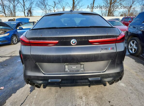 5YMCY0C06P9R25266 2023 BMW X6 Black Вид ззаду