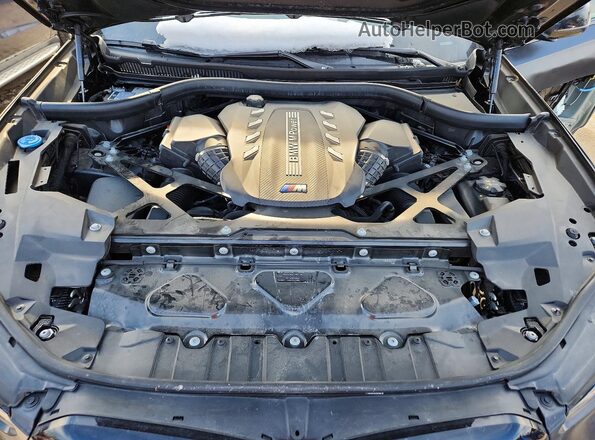 5YMCY0C06P9R25266 2023 BMW X6 Black Вид підкапотного простору