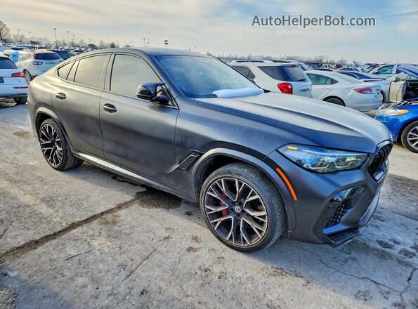 5YMCY0C06P9R25266 2023 BMW X6 Black Передня права чверть