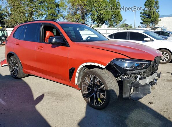 5YMJU0C08P9P69718 2023 BMW X5 Red Przód prawy