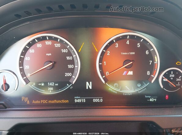 5YMKW8C52J0Y74615 2018 BMW X6 M Gray Vista de los asientos traseros