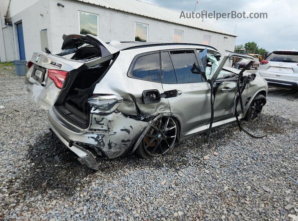 5YMTS0C02M9F31411 2021 BMW X3 Silver Rear right