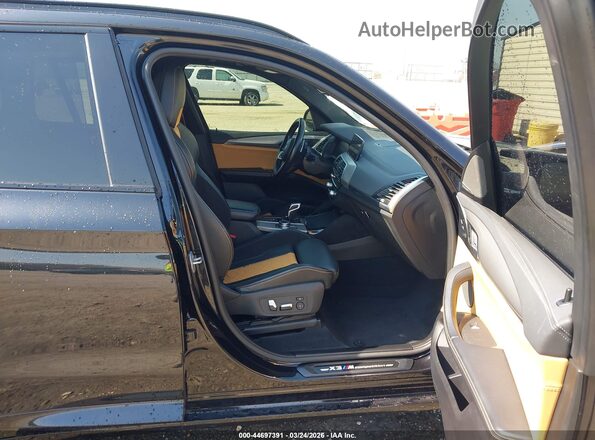 5YMTS0C06M9F01019 2021 BMW X3 Black წინა სალონის ხედი
