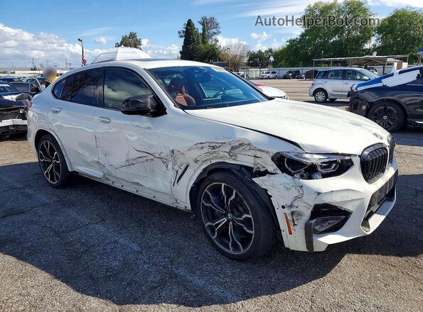 5YMUJ0C00M9D44532 2021 BMW X4 White Передня права чверть
