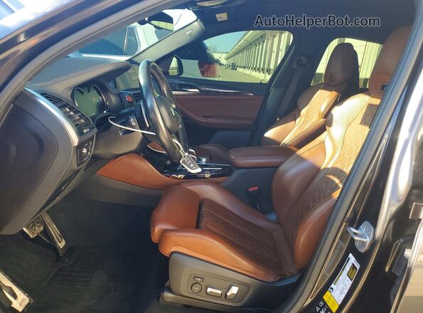 5YMUJ0C04LLA99459 2020 BMW X4 Черный Вид салона спереди