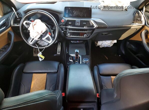 5YMUJ0C04M9F84490 2021 BMW X4 Orange Առջևի վահանակի տեսք