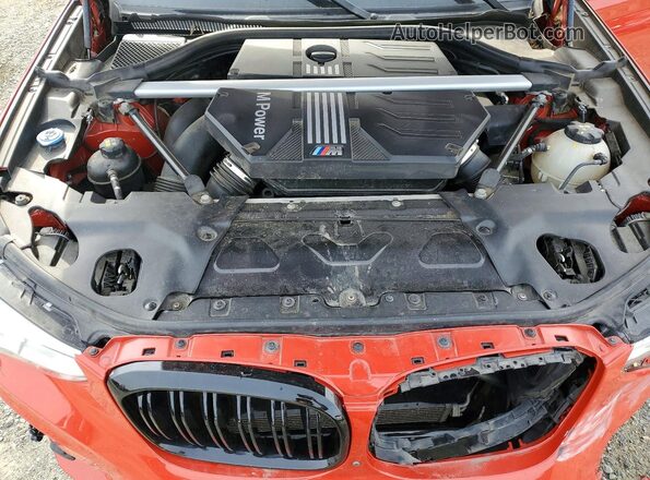 5YMUJ0C04M9F84490 2021 BMW X4 Orange Սալոնի հետևի տեսք